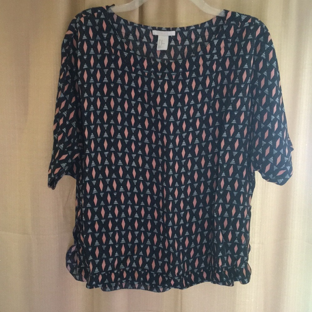 H&M geometric tee